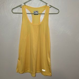 Yellow workout tank